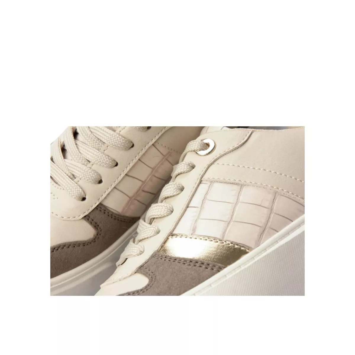 Baskets BEIGE ACTIVE FASHION