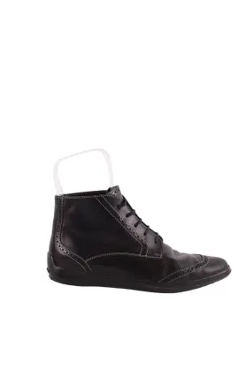 Baskets en cuir