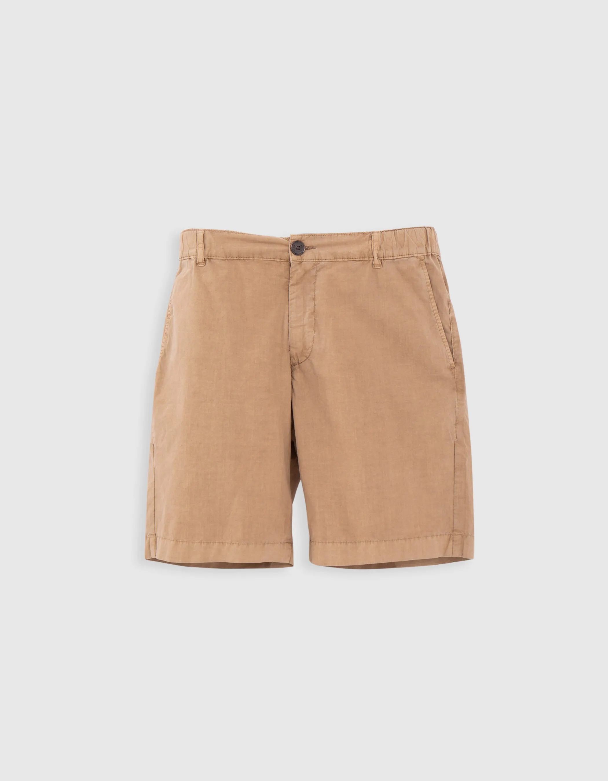 Bermuda beige forme CROPPED Homme