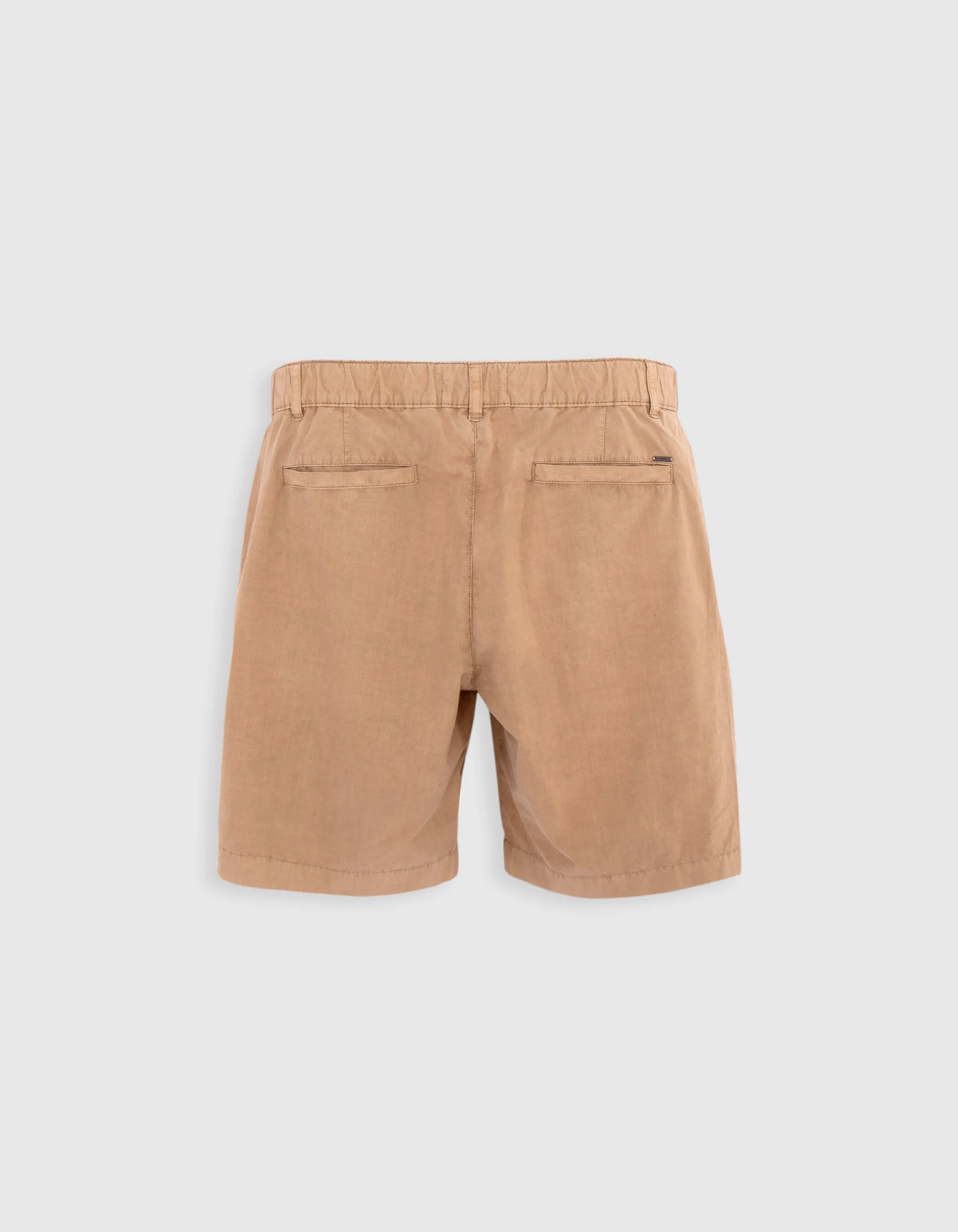 Bermuda beige forme CROPPED Homme