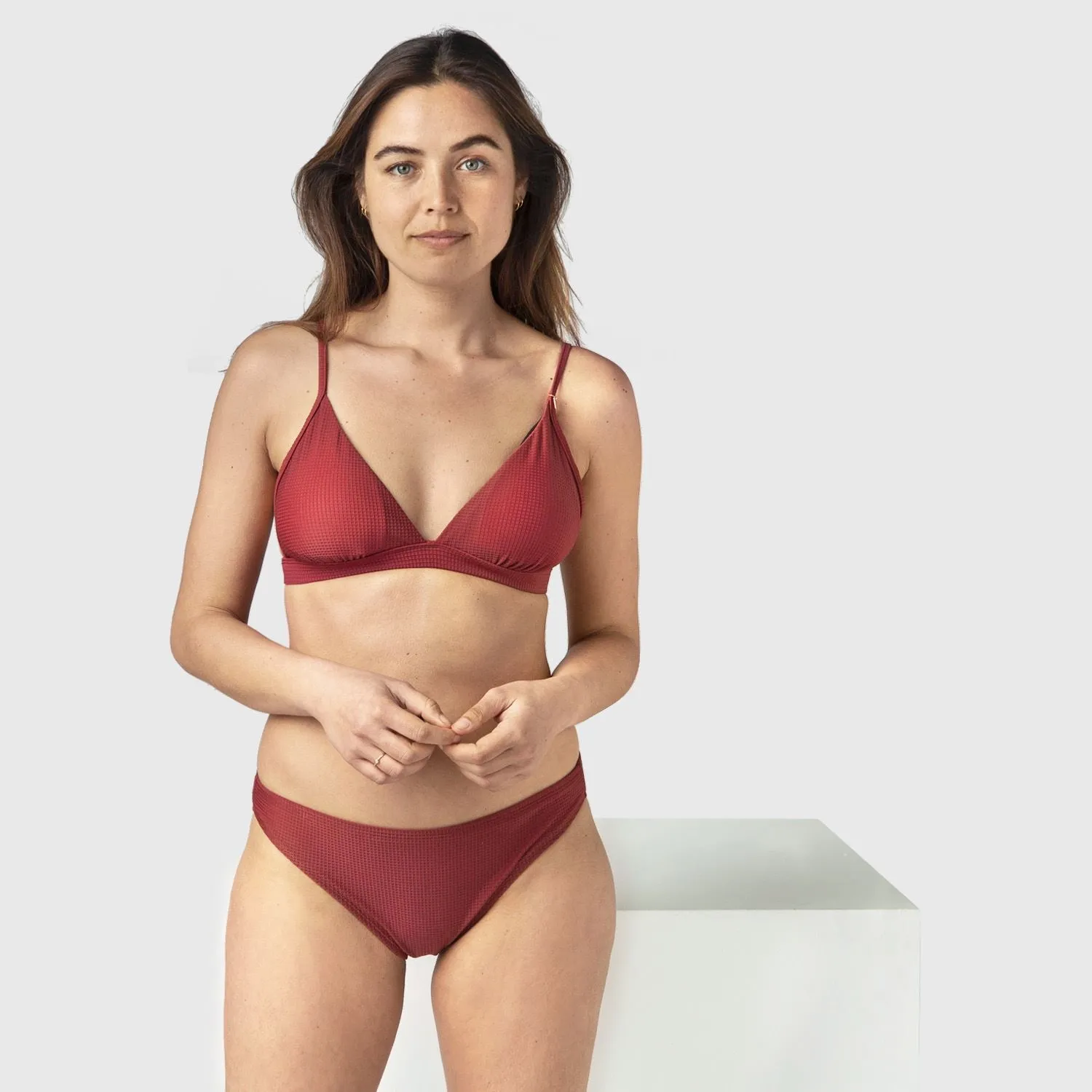 Bikini Brunotti Femme Alison GRID Auburn Red