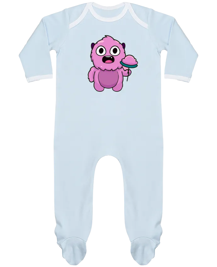 Body Pyjama Bébé Mignon monstre rose par justsayin