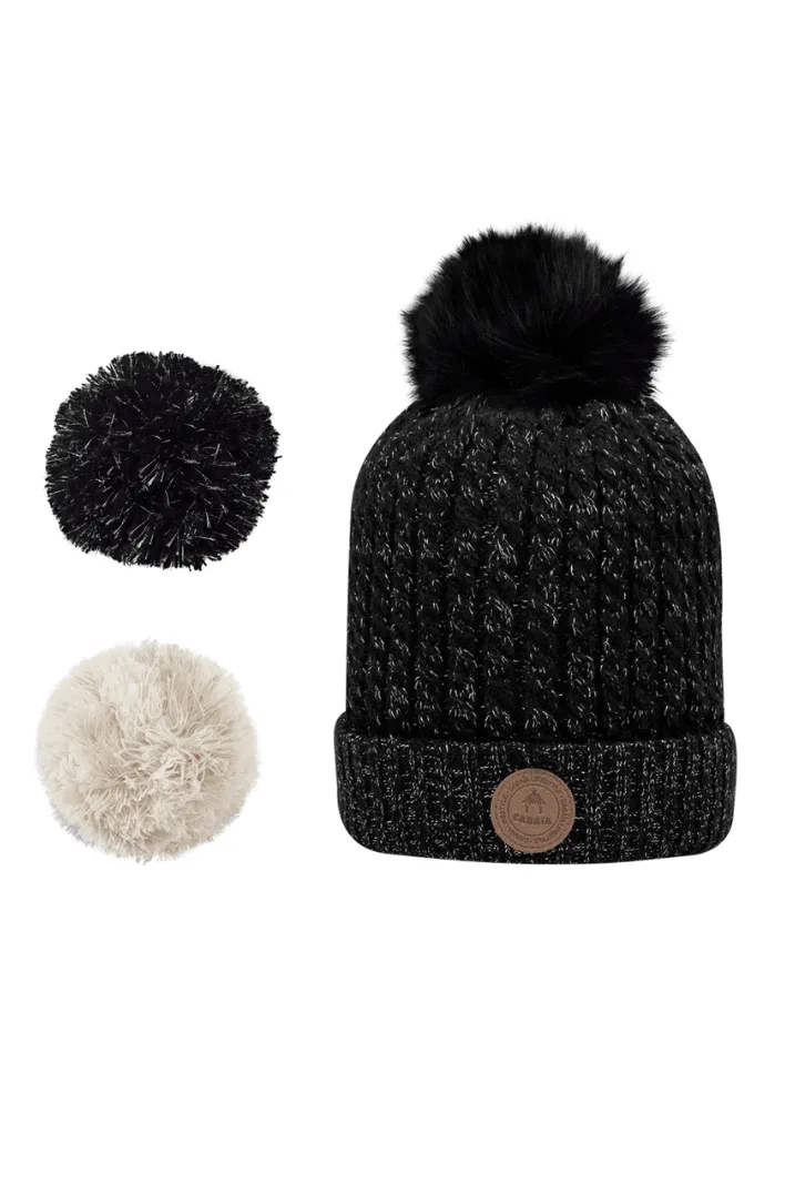 Bonnet Cabaa noir en laine