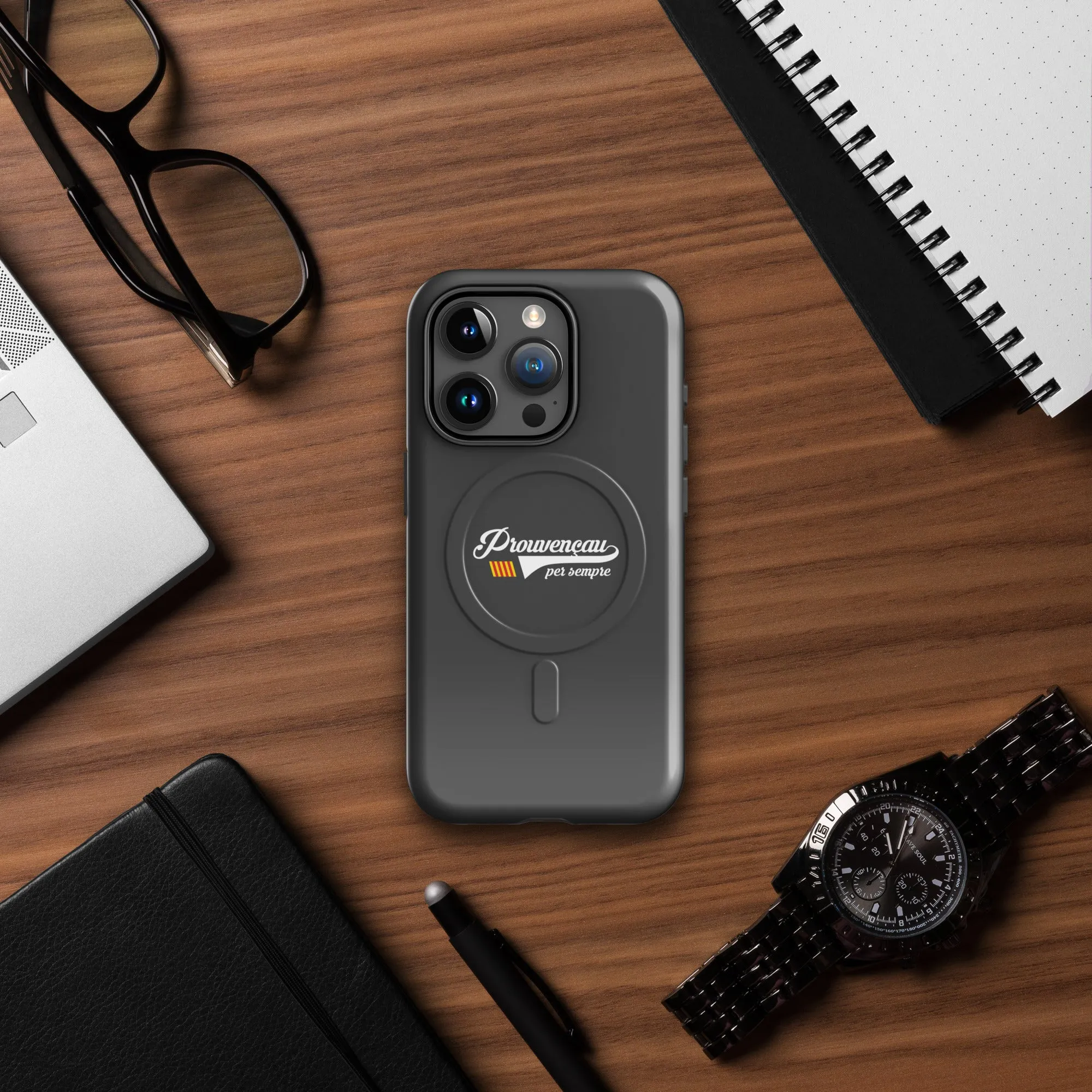 Coque solide pour iPhone avec MagSafe - Prouvenau per sempre - Provence
