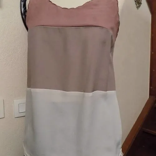 Débardeur en mousseline de viscose