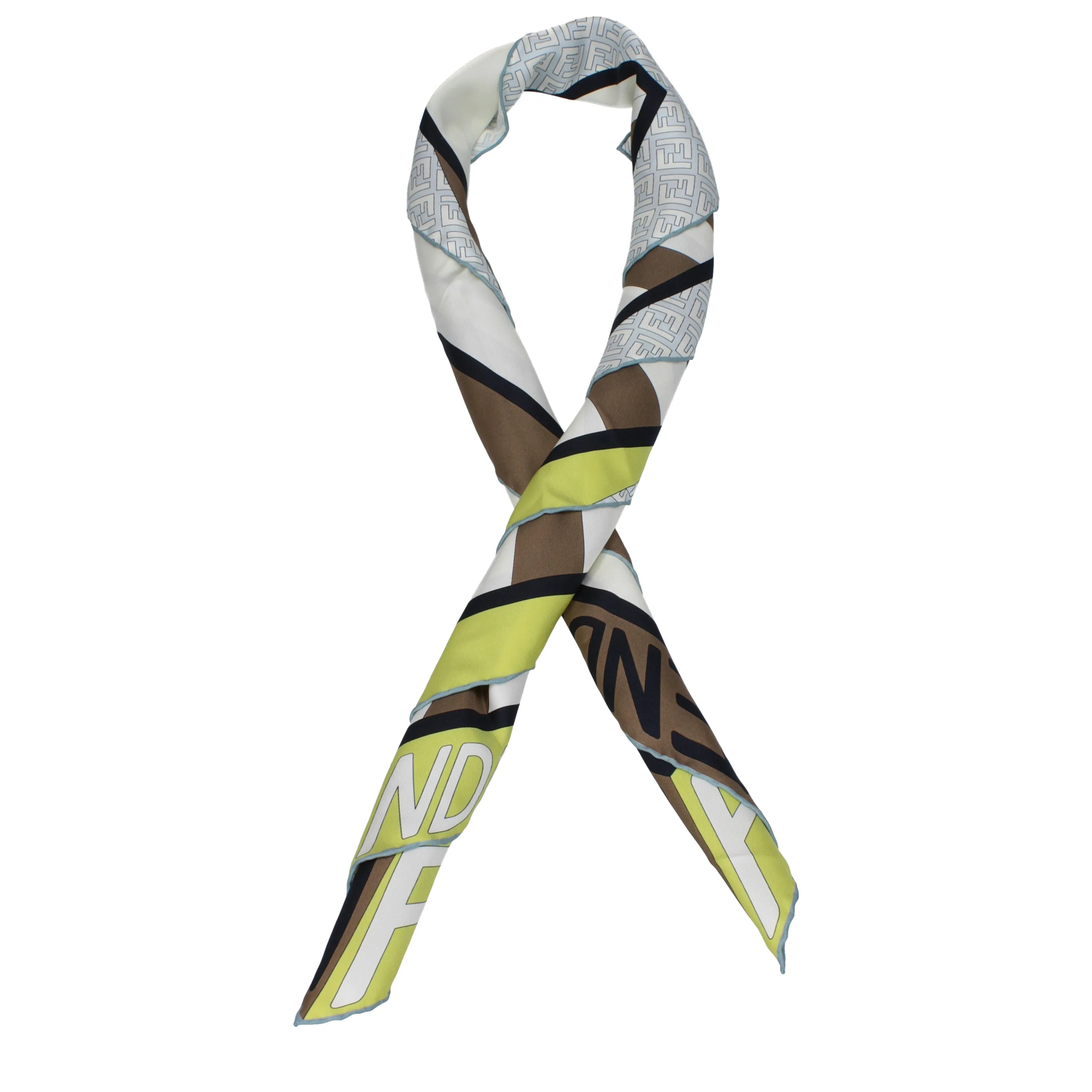 Fendi Foulard femme en soie multicolore