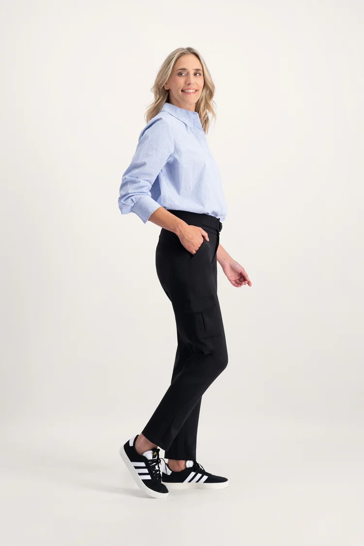 FLOREZ- PANTALON CARGO NOIR REF: CR0050