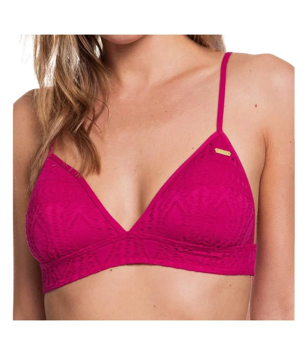 Haut De Bikini Fuchsia Triangle Femme Roxy Sweet Wildness