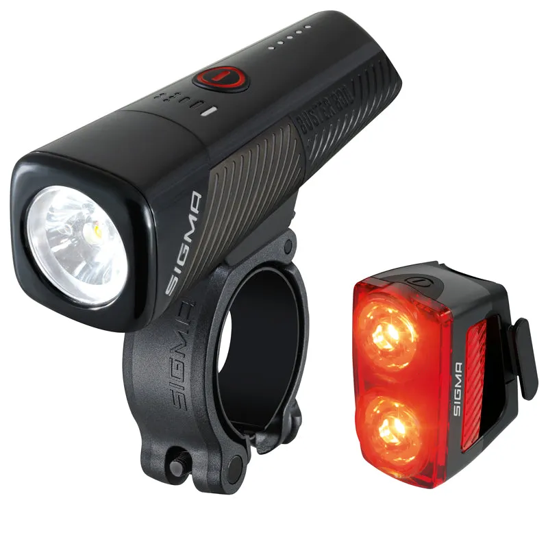 JEU D'CLAIRAGE SIGMA AVANT BUSTER 800 ARRIRE RL 150 LED USB NOIR