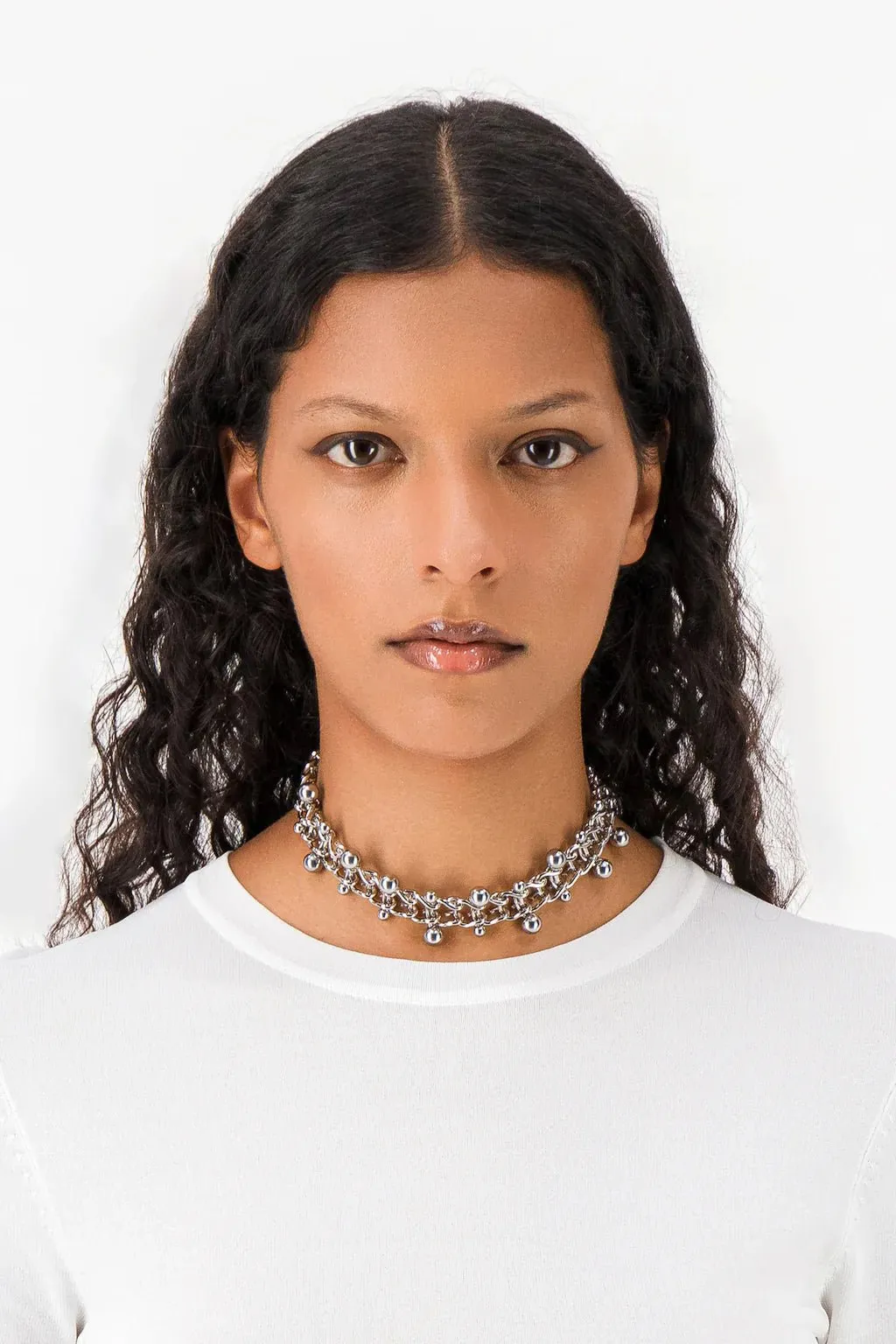 Justine Clenquet - Mindy Choker - Argent Palladium