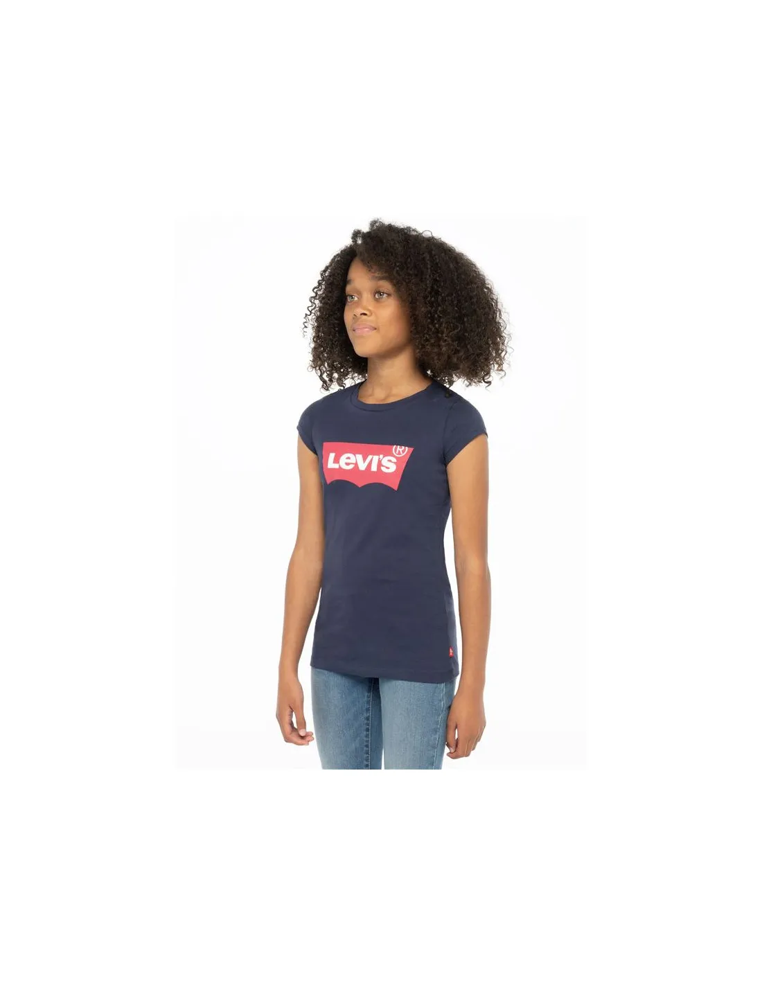 Levi's Batwing T-Shirt Short Sleeve Girl Dark blue