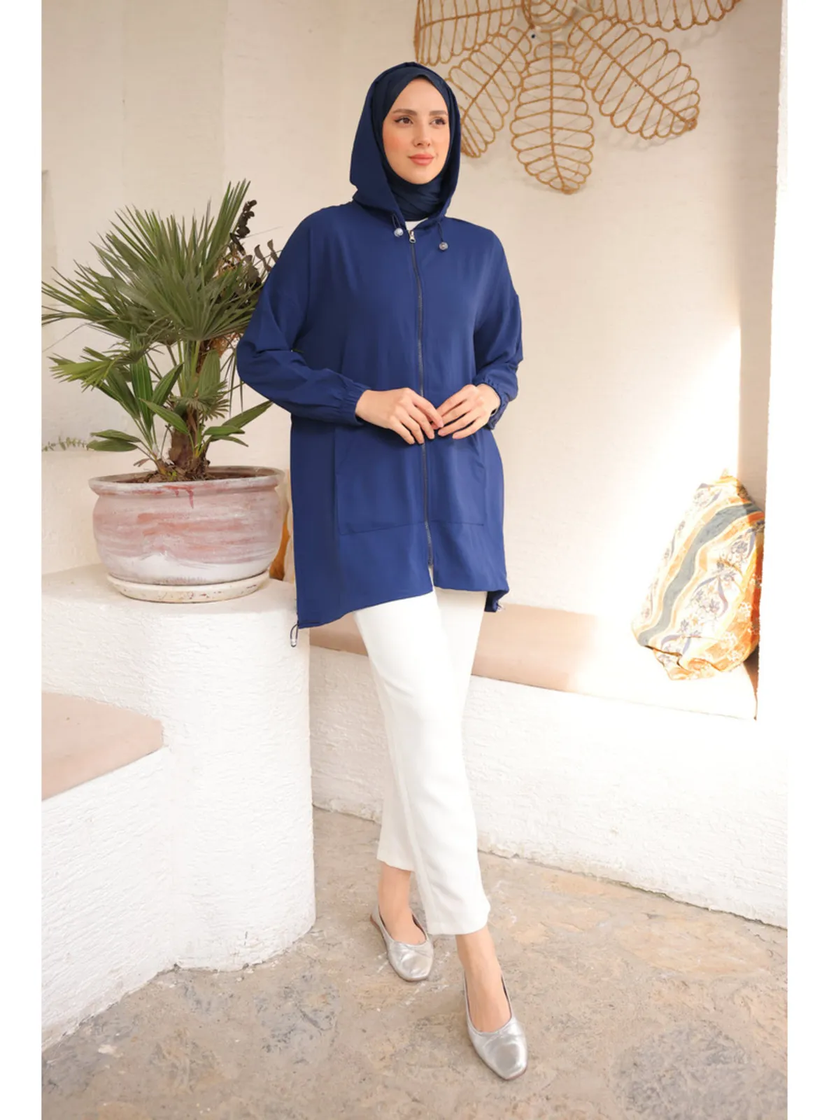 Navy Blue - Unlined - Jacket