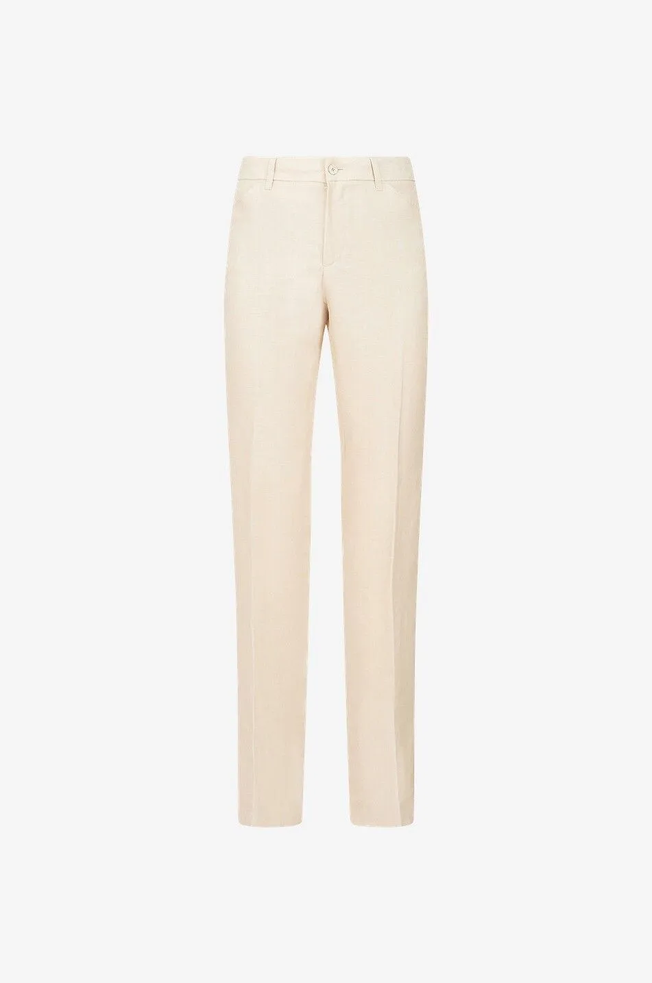 Pantalon droit en lin