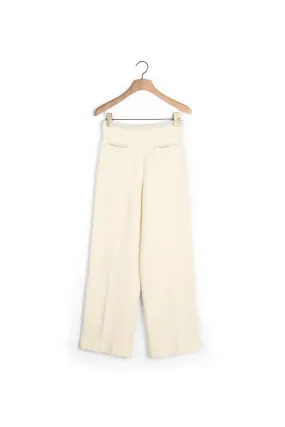 Pantalon en tweed