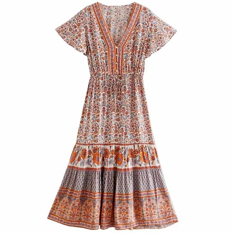 Robe d'Eté Hippie Chic