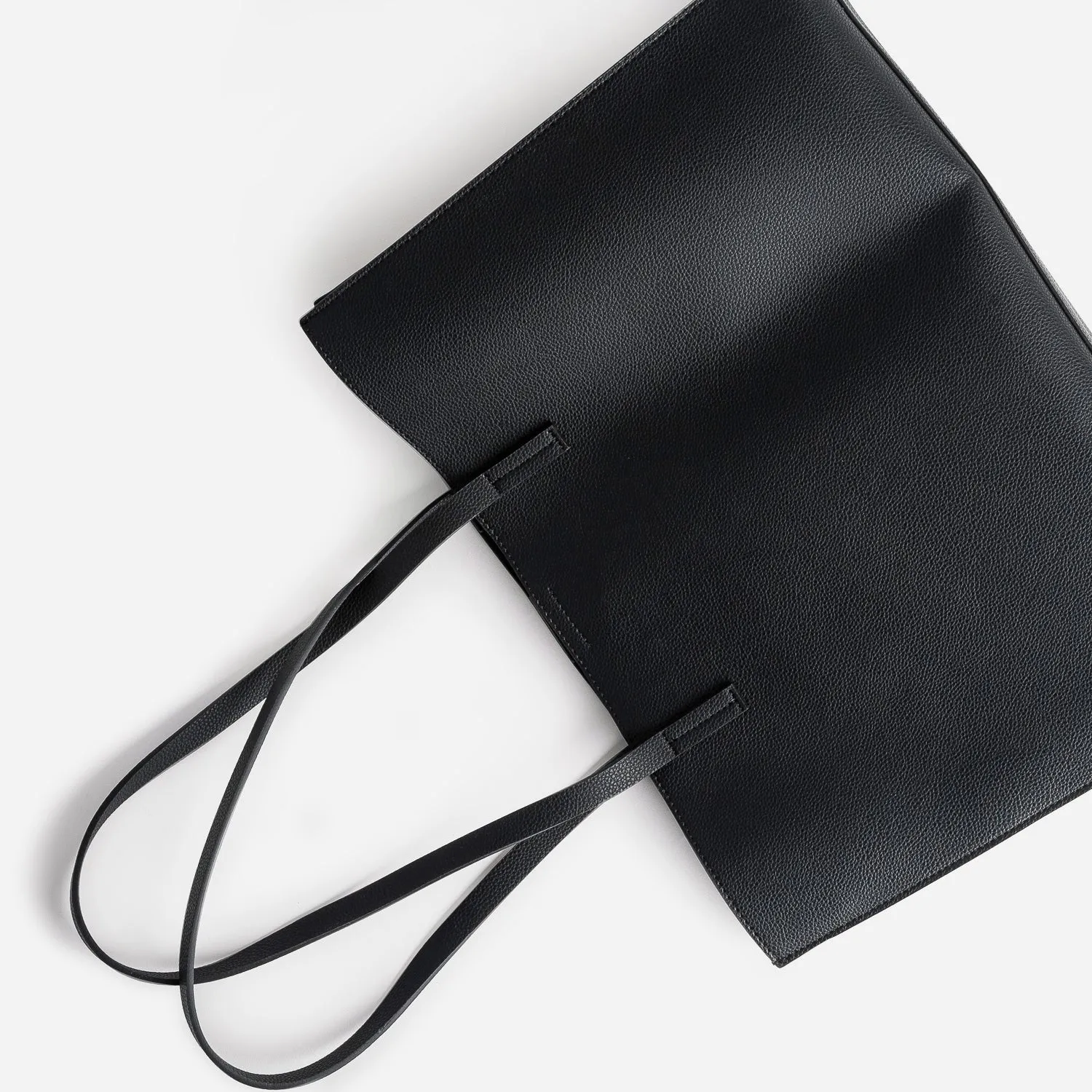 Sac cabas noir 3 compartiments - Sac cabas / Grand volume Maroquinerie | ERAM