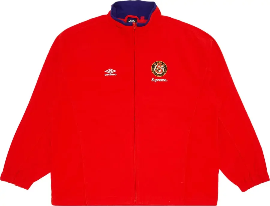 Supreme Umbro Cotton Ripstop Track Jacket Red