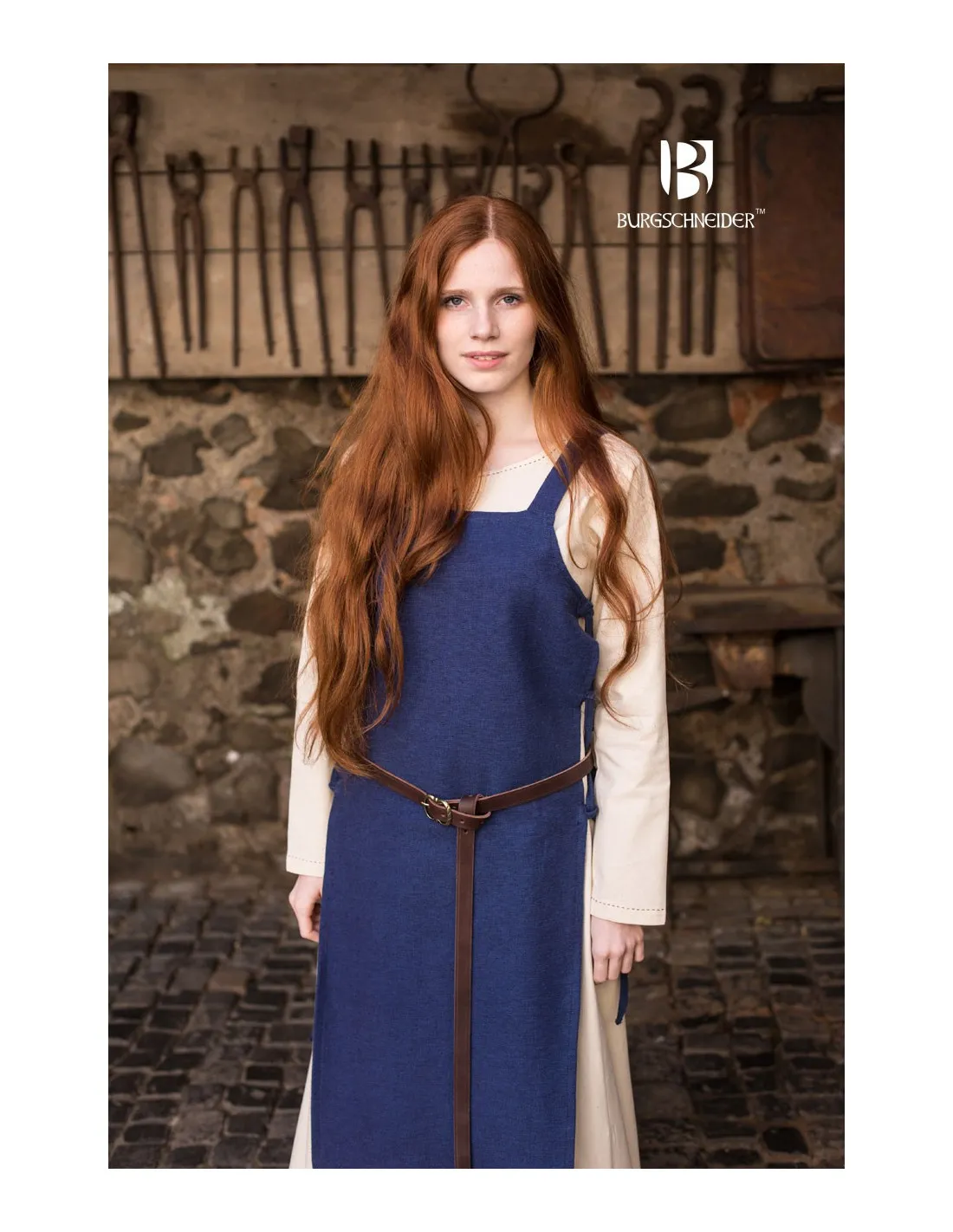 Surcot Coton Bleu Gyda ⚔️ Boutique Épées