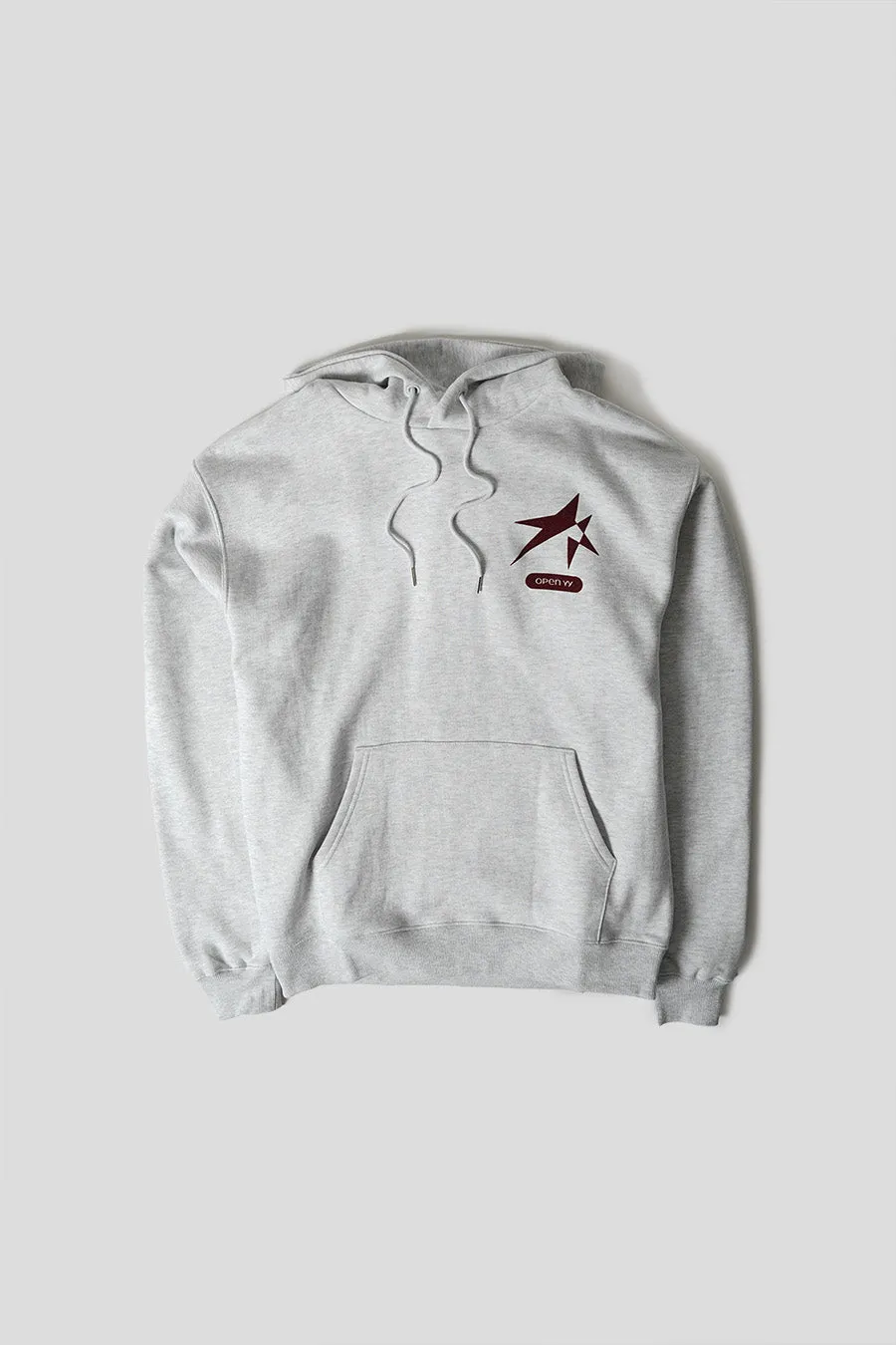 SWEAT  CAPUCHE MOUNTAIN GRAPHIC GRIS CLAIR