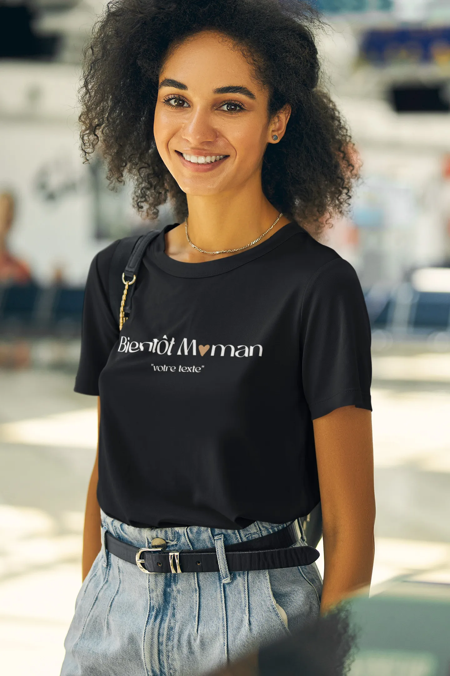 T-shirt personnalisable – Bientôt Maman