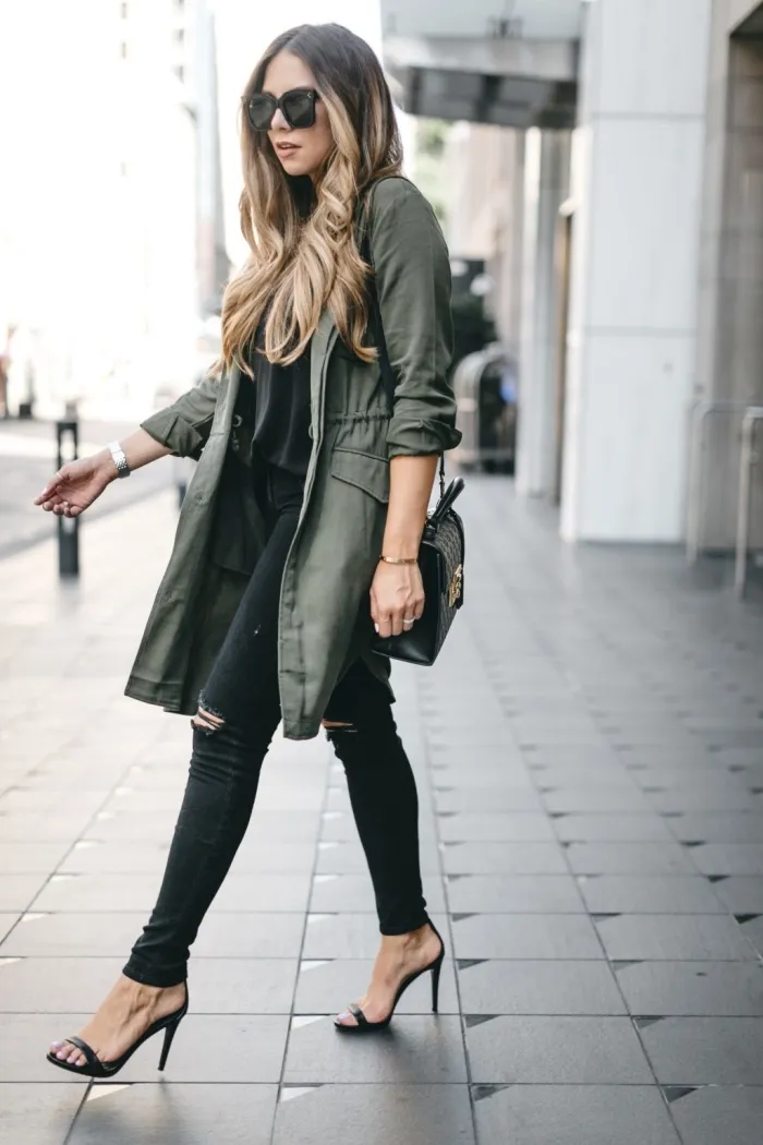 veste longue femme